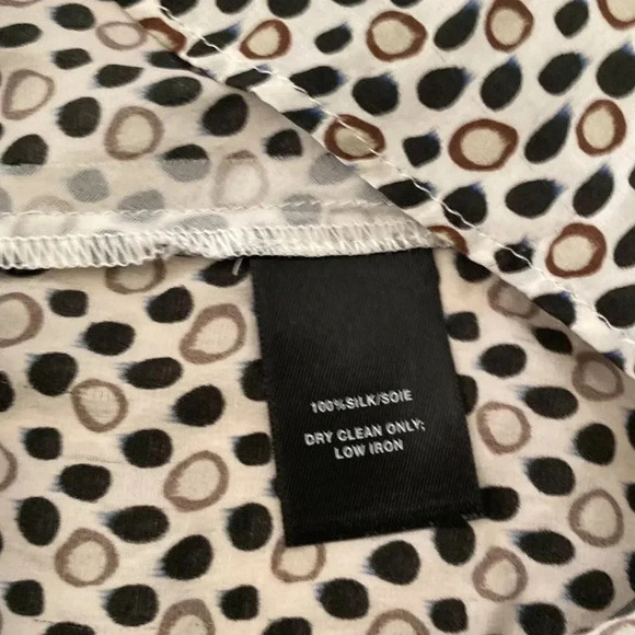 Lafayette 148 tank blouse sz L 100% silk great condition - Picture 6 of 6